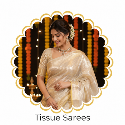 Tissue Sarees